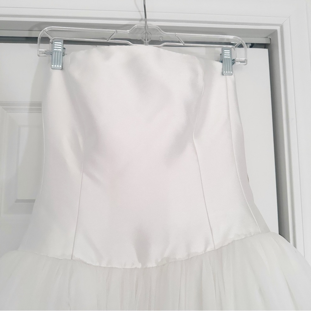 Jenny by Jenny Yoo Georgina Strapless Corset Drop-Waist Tulle Wedding Gown - Picture 7 of 12